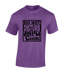 DO NOT DISTURB I’M GAMING MENS T SHIRT COOL PC GAMER CLOTHING GIFT IDEA TOP