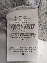 Hanes Champion Men’s T-shirt SMALL, Oxford Grey/Light Steel