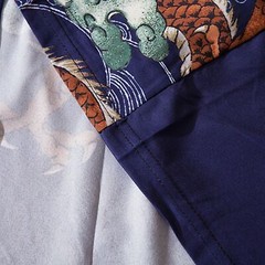 Niepce Men’s Flying Dragon in The Clouds Graphic Japanese Kimono Cardigan