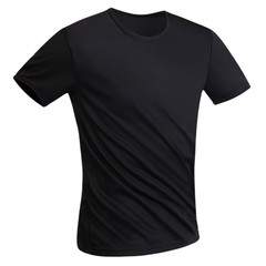 Waterproof Men T-Shirt Anti-dirty Shirts Hydrophobic Breathable Quick Dry O Neck