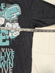 Planet Eclipse Vibe Graphic T-Shirt Dark Marl Gray Men’s XL Paintball