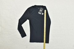 Under Armour HeatGear Compression Shirt Men’s S Black Long Sleeve Athletic NEW