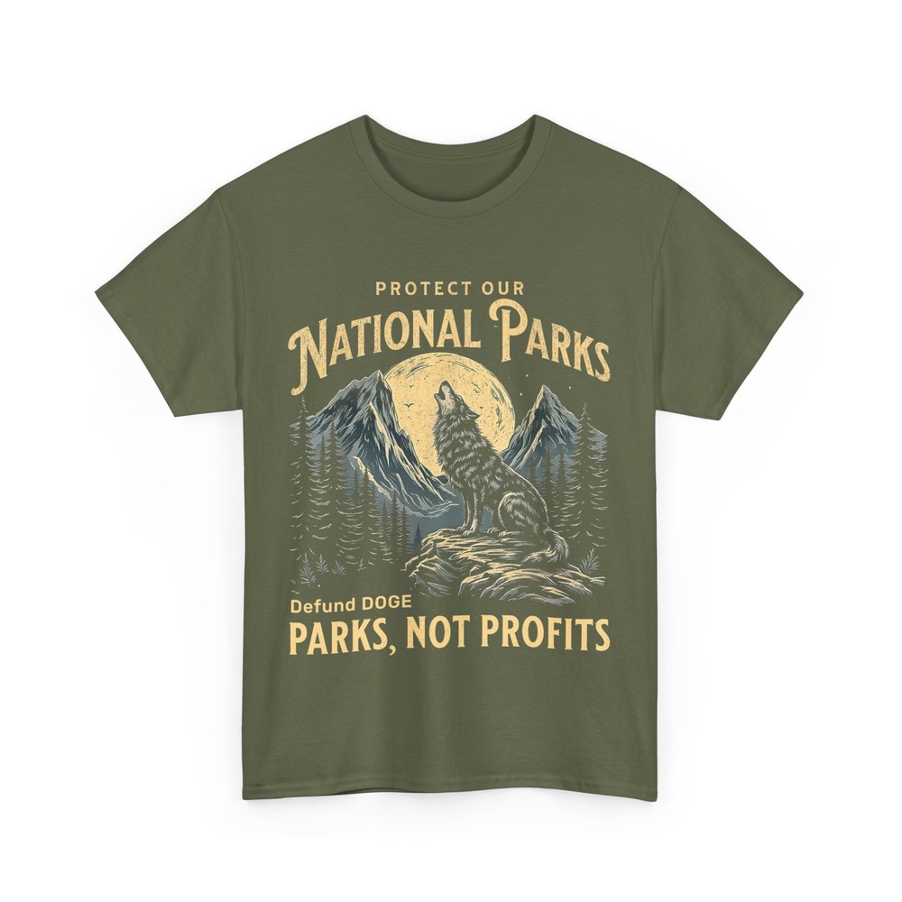 Protect Our National Parks Defund Doge Parks Not Profits Women Men T-shirt