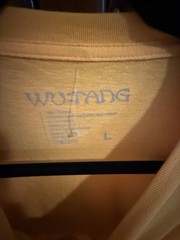 Brand new without tags Yellow Wu-Tang Clan Logo graphic tee #raptee #hiphop