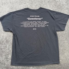 Ariana Grande Sweetener 2018 Album Tracklist T-Shirt Black Size XL Merch