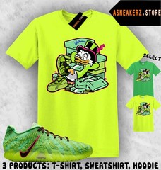 Shirt Match Ja 3 Zombie Spooky Season Sneaker Matching Tee Scrooge Duck T-Shirt