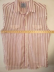American Hero Authentic Premium Quality Red White Pearl Snap Shirt Mens XL