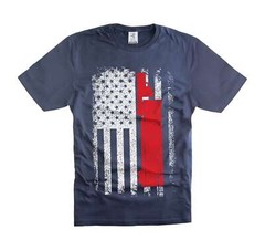 Men’s US American Flag shirs truck driver gifts american trucker shirt