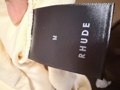 Rhude Moonlight Badge Tee Logo Graphic Crew Neck Short Sleeve T-Shirt Men M