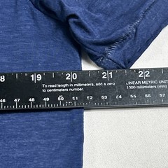 Buffalo David Bitton Henley T Shirt Mens Large Navy Blue Short Sleeve Snap Tee