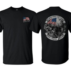 Courtesy of the Red, White & Blue – Tribute Side Action Tee, Patriotic Military