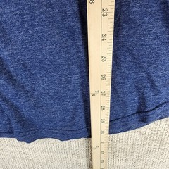 Goodlife Shirt Mens XL Blue Long Sleeve Crew Neck Tri Blend Soft USA Made NWT