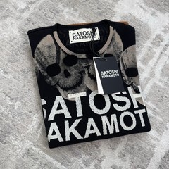 Satoshi Nakamoto Lost Boys Skull Thermal Long Sleeve Shirt