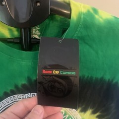 NWT Show Off Clothing Jamaica Good Vibes Only Tie Dye T Shirt Size Large
