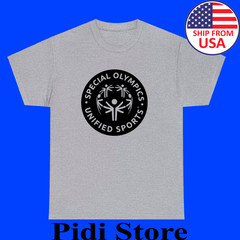 Special Olympics Athlete Men’s Grey Size S to 3XL