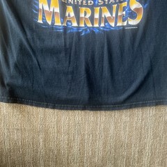 United States Marines Gildan T-Shirt Short Sleeve Navy Blue Size L