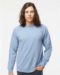 Independent Trading Co. Unisex Lightweight Loopback Terry Crewneck Sweatshirt