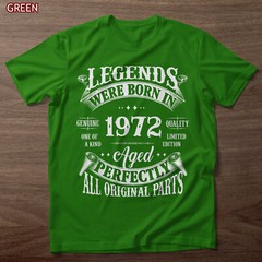 51st Birthday Tee Vintage Legends Born In 1972 51 Years Old Gift T-Shirt