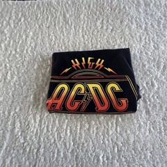 AC/DC Tank Top Shirt Stretch New Black High Voltage Mens Size Small Workout