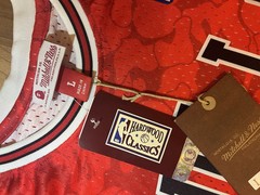 *AUTHENTIC* BAPE x Mitchell & Ness Chicago Bulls 93 Jersey – Red
