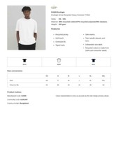 Ecologie by AWDis Arrow Recycled Heavy Oversize T-Shirt 3 Colours