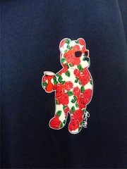 Riot Society Black Cotton T-Shirt Teddy Bear With Roses & Red Solo Cup M Medium