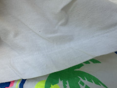 Vintage 80s Bahamas Beach Club Single Stitch T-Shirt Neon Palm Trees Large