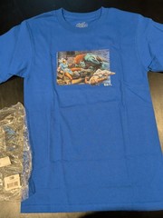Bait x Street Fighter Capcom Graphic T-Shirt – Blue Chun-Li vs Blanka