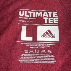 Adidas Ultimate Tee Troy University Baseball Men’s Large Training Dry Fit Tshirt