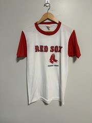 Vintage 1980s Paper Thin Boston Red Sox T-Shirt Size Large Made In USA