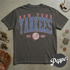 Vintage 90s New York Yankees Baseball Shirt Comfort Colors Est 1903 NY Fan Gift