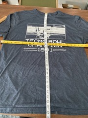 Men’s extra-large tech bow bold championship 1991 T-shirt video