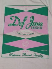 Vintage Phat Def Jam University Y2K Rap Tee Rare 90s Shirt XXL Hip Hop Ringer
