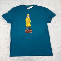 J Crew short sleeve crew neck Made-in-the-USA fisherman graphic T-shirt