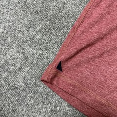 UNTUCKit Henley Shirt Mens 2XL Red Long Sleeve Tagless Cotton Blend Soft Knit