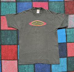 Vintage Y2K Jonovision Canadian Teen Talk Show Spell Out Logo Tshirt Mens L