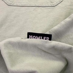 Howler Bros T Shirt Men’s Size Large Green Embroidered Pocket Heed The Call