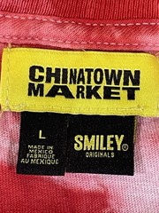 Chinatown Market Smiley Basketball Skeleton Men’s Large Red Tie Dye T-Shirt