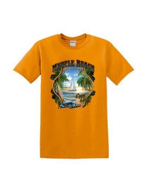 T-Shirt S to 2XL 3XL -SURF myrtle beach SAILBOAT beach boards resort waves fun