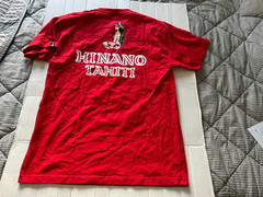HINANO TAHITI TAHITIAN GIRL SIZE L RED SHORT SLEEVE T-SHIRT…SEE DESCRIPTION