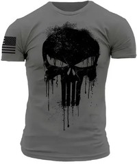 MENS SUMMER THE PUNISHER CASUAL CULT MOVIE CLOTHING T-SHIRT T-SHIRT
