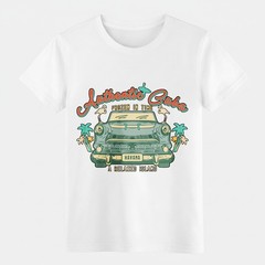 Tropical Cuba Travel Souvenir T-Shirt Palm & Flamingo Print Tee