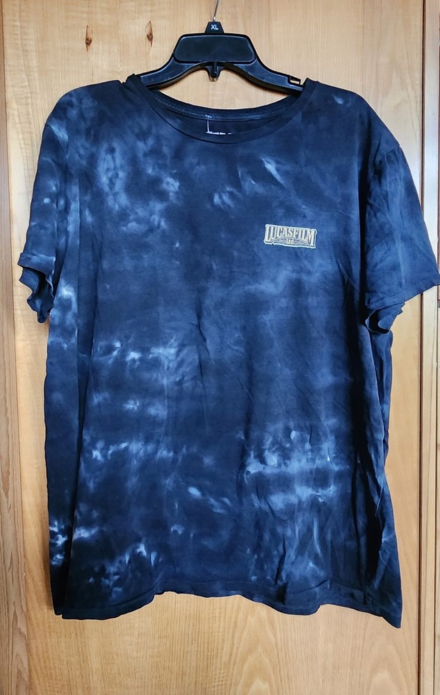 Star Wars-Lucas Film, Death Star- Tie Dye T- Shirt Mens XL Back&Gray Graphic