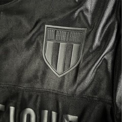 Soccer Jersey Style Shirt Mens Medium Black H&M Divided Short Sleeve Fashion Top