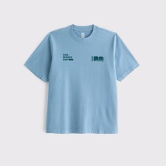Abercrombie & Fitch FIFA World Cup Seattle Graphic Premium Heavyweight 2.0 Tee