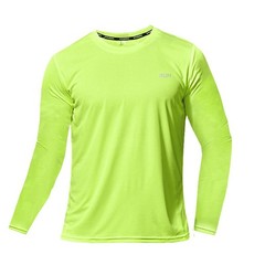 Summer Ice Silk Long Sleeve T-shirt Men 2023 New Quick Dry Breathable Air Condit