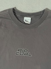 Rip Curl Surf Surfing Skate Vtg 3D Y2K Wave Sports Grey T Shirt -L