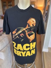 Authentic Zach Bryan Quittin’ Time Tour T-shirt Adult Medium Official Merch 2024