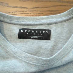 ETERNITY BC / AD short sleeve gray TShirt Tee colorful Celtic Crosses sz 2XL