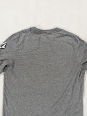 Volcom Mens Size Large Long Sleeve Gray Skateboarding Iconic Stone Graphic